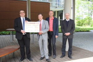 Prof. Dr. Burkhard Utecht, Ralf Spies, Heiko Wendrich und Mike Huster (v.l.)